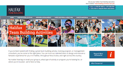 Desktop Screenshot of halifaxteambuilding.com