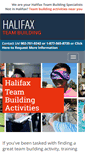 Mobile Screenshot of halifaxteambuilding.com